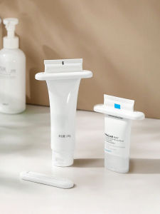 Toothpaste Squeezer Creative Lazy Clip Facial Cleanser Hand Cream Manual Rolling And Pressing No Waste Simple Push Clip For Home