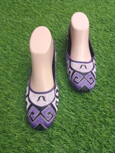 sepatu flat wanita bordir etnik kasual