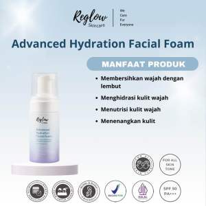 Reglow Advanced Hydration Facial Foam Menjaga Skin Barrier 8x Ceramide Skin Treathment by dr Shindy