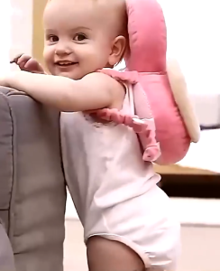 Premium Cotton Baby⚡️SG SELLER⚡️Baby Head Protector Backpack : Soft Landing & Safety Toddler Fall Protection for Baby Crawling & Walking Head Support Pillow - Soft Animal Design for Newborns & Toddlers