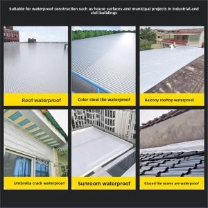 MONLEYTA | Thickened Butyl Tape Roof Waterproof Sealing Tape Self Adhesive Roll Material For Tile Brick Floor Crack Leakage Repair High Temperature Resistant