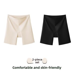 Miiow | Womens Safety Pants Ice Silk Seamless Underwear High Waist One Piece Abdomen Control Summer New Arrival Cat Person Brand