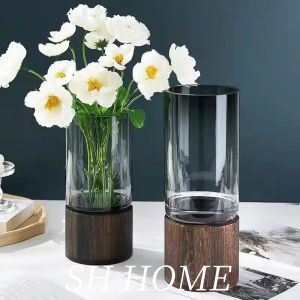 จิตรกรรมแก้วตกแต่งบ้านสุดหรู กล่องดอกไม้สด กล่องดอกไม้สำหรับโต๊ะทานข้าวในห้องนั่งเล่น วัสดุแก้ว งานฝีมือประดับตกแต่งบ้าน