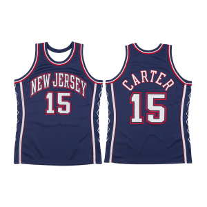 American Women Jersey 06-07 Edition New Jersey Nets No. 15 Vince Carter Classic Jersey เสื้อยืดกีฬาแขนกุดผู้หญิง