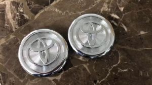 Logo chụp mâm ốp lazang bánh xe ô tô Toyota đường kính 68mm - Chất liệu nhựa ABS cao cấp