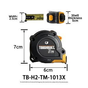 TOUGHBUILT |High Precision Wear-Resistant Steel Tape Measure
