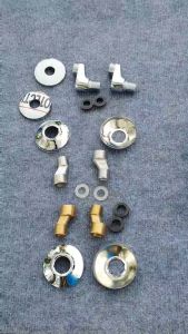 Cặp Chân Sen Chữ Z Của Củ Sen Nóng Lạnh Visenta Bằng Đồng Thau Mạ Crom Ren 27 Chuyển Ren 21