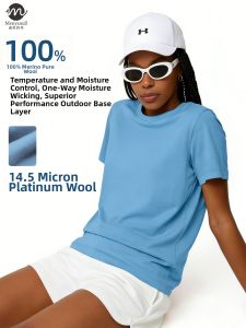 Menyanull | Merino Wool Quick-Dry Shirt Short Sleeve