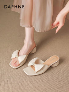 Daphne | French Pearl Bow High Heel Sandals