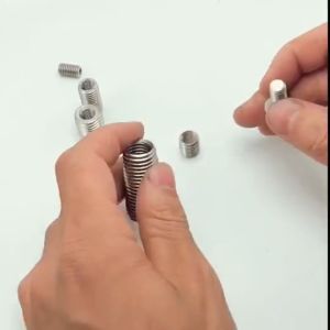 10pcs Thread insert M6/M8 helicoil SUS304 Thread Conversion Braces Screw Protective Case Locking Nut