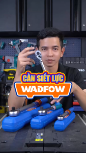 Cần siết lực 2 chiều WADFOW chất liệu thép Cr-V + Cr-Mo xử lý nhiệt mạ crom dung sai của mô-men xoắn 4% nhả nhanh vặn bu lông
