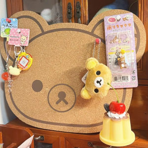 Cartoon Cute Bear Felt Sticky Wall Decoration Photo Wall No Drilling Message Board Korean Bedroom Decor Accessories Girl Gift