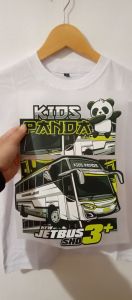 STIKER SABLON SETRIKA KAOS BUS VIRAL KIDS PANDA