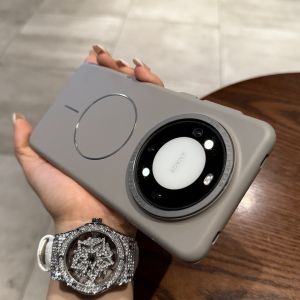 CHUANGYIWEI | Titanium Grey Magnetic Charging Cutout Soft Feel Phone Case