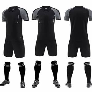 Cổ Polo Quần Áo Trọng Tài Bóng Đá Nam Nữ FIFA Thiết Bị Quần Áo Huấn Luyện Trọng Tài World Cup Quần Áo Thể Thao