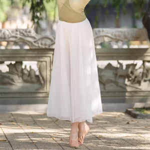 FULLBELIEF | Trang Phục Múa Đạo Cổ Truyền Nhiều Mảnh Chân Váy Tông Màu Dịu và Hai Lớp