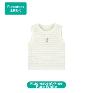 Purcotton | Breathable Cotton Tank Top for Girls