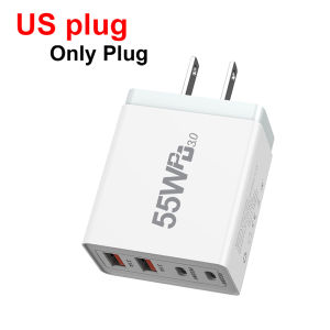 Fast Charger EU/AU/US/UK Plug USB TYPE-C 4-Ports 3.1A USB Charger Type-C PD20W Fast Mobile Phone Adapter Quick Charger