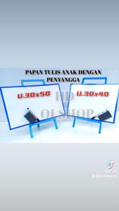 Papan Tulis Anak Dengan Penyanggah Kayu