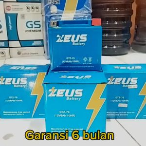 Aki Motor Genio ISS GTZ7S Zeus Aki Kering Gel