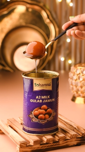Sohamna Organics A2 Milk Gulab Jamun | 1kg | Made with A2 Milk & Organic Khandsari Sugar