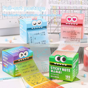 Pull-Out Glitter Sticky Transparent Tearable Gradient Index Tabs​ ​Ins Style Student Memo Pad High Aesthetic Stationery Supplies