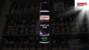 Chai xịt bọt làm sạch và bảo dưỡng ghế da ô tô Leather Care Foam Profiline Sonax 289300 400ml - không cần dùng nước Dmall247