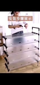 GIÁ ĐỂ GIÀY CHỐNG BỤI KỆ GIÀY 5 TẦNG  Giá để giày   tủ đựng giày   giá để giày bốn tầng đơn giản tại nhà nhiều lớp   Giá để giày nhiều tầng chống bụi