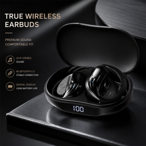 Lenovo | Wholesale Wireless Headphones Bluetooth 5.4 Earphones True with Mic Button Control Noise Reduction Earhooks Waterproof Headset