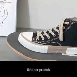 Sepatu Sneakers Pria Import  Korean Style/Sepatu Converse003 Termurah All star Hitam Tinggi/Sepatu Sneakers  Wanita Termurah/Sepatu Sekolah/Sepatu Trendi Masa Kini/Allstar Tinggi Boot Hitam Clasik