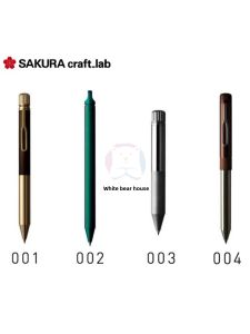Sakura Craft_Lab 002 Neutral Pen Stationery Award Winning Pen Business OL Style 0.5mm Black Ink Traditional Pen Metal Body