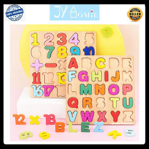 Wooden Toy ABC Toy Puzzle ABC Puzzle 123 Math Toys ABC learning for Kid Mainan ABC Mainan Kanak Kanak