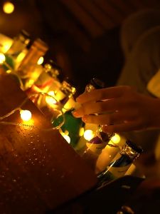 ไฟประดับ เพื่อห้อง LED ✨ ไฟกระพริบ กันน้ำได้ สีเหลืองนวล ยาว6เมตร | สำหรับใช้ที่เปิดได้นาน หลอดไม่ร้อน ไม่อันตราย