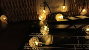 Solar string lights waterproof outdoor led christmas lights original for xmas tree solar panel automatic bright bubbles crystal ball lights 8 modes for camping home garden wedding party decoration fairy lights