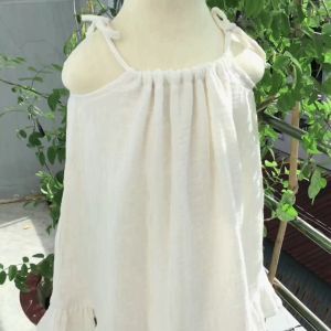 Váy bé gái NHULII Váy 2 dây buộc vai chân xoè phong cách nàng thơ cho bé 7 đến 17 kg NI002