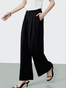 INLIFE | High Waisted Straight Trousers