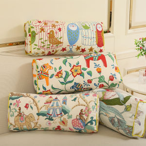 Túi Đựng Gối Lúa Mì Bằng Cotton Nguyên Chất Cho Người Lớn Vỏ Gối Bằng Vải Cotton Hình Chữ Nhật Bảo Vệ Cổ Có Thể Giặt Được