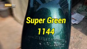 Samurai Paint Cat Semprot Metallic 1144 Super Green 400 mL