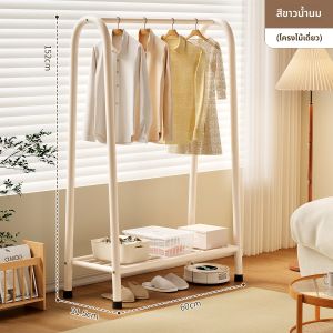 ตู้เสื้อผ้าพับได้แบบตั้งสำหรับห้องนอน รั้งเสื้อผ้าในร่ม ตู้เสื้อผ้าแบบพกพาสำหรับชั้นวางของในห้องน้ำแบบลำลอง
