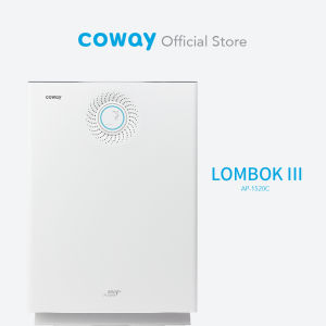 [Rental Package] Coway LOMBOK III Air Purifier with Ioniser Fine Dust & Odour Indicators 6-Step Filtration 3-Stage Speed Control Double HEPA-ness for double protection