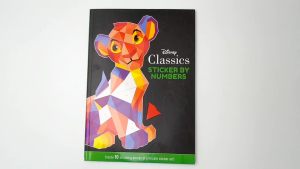 Disney Sticker By Numbers Premium Sticker Art Book with Numbered Stickers For Kids