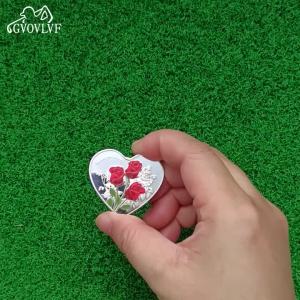 Golf Markers Hat Clips Rose Markers With Magnetic Clips Golf Accessories Golf Player Gifts