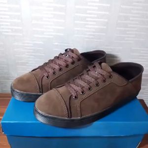 GABRIEL BROWN |MNM x DAILY| Sepatu Sneakers Pria Casual SOL DIJAHIT