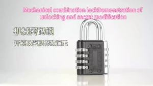 1PC Waterproof Rustproof Security Combination Padlock Anti Theft Resettable Code Lock for Travel Luggage Gym Locker Storage Box
