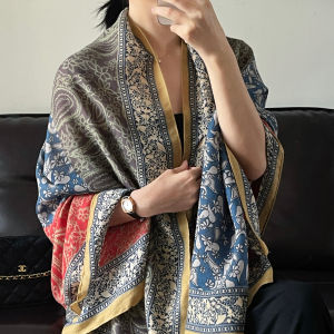 XUELINLU | Ethnic Style Air Conditioner Compatible Neck Protection Scarf UV Protection