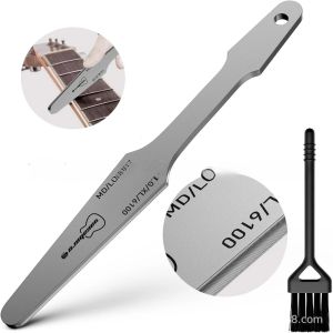 1Pc Leveling Tool Guitar Fret File For Grinding Crowning File Luthier Tool Double-Sided Fret Tools