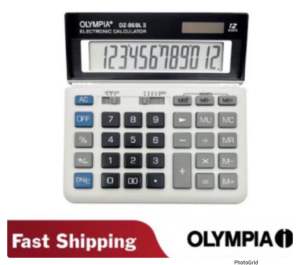 / OLYMPIA DZ-868L. 12 digit desktop calculator Dz-868L Dz868L 868