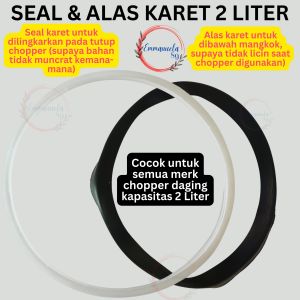 Seal karet Alas Karet Blender Meat Grinder Penggiling Daging 2 Liter Sparepart Spare Part