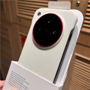 Premium Feel 1+ACE5Pro Lychee Skin Texture OnePlus 13T Half Cover No Frame Xiaomi 15Ultra Ultra Thin Heat Dissipation Shell