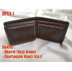 Dompet Kulit Pendek Lipat Atas Pria Pull Up Premium Full Kulit Garut Handmade (DP53-1)
